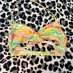 PINK Neon Bikini Top
